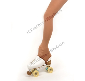 Pantyhose skating natural color with stirrup 50/60 DEN
