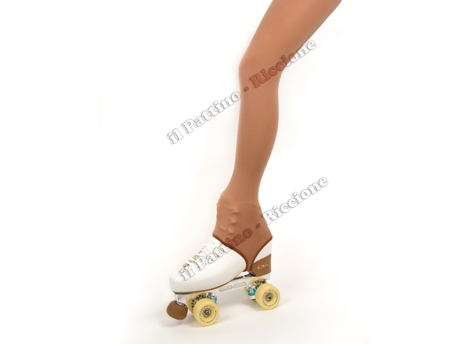Pantyhose skating natural color with stirrup 50/60 DEN