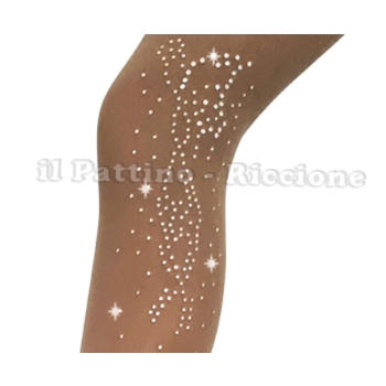 Skating Pantyhose Natural Color HEEL MICRO SHINE BUTTERLY