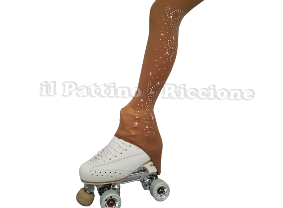 Skating Pantyhose Natural Color HEEL MICRO SHINE BUTTERLY