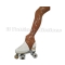 Skating collant natural color with stirrup MICRO SHINE WAVE 