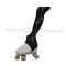 Skating collant black color with stirrup MICRO SHINE WAVE 