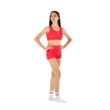 Wave Shorts Red Fluo Girl