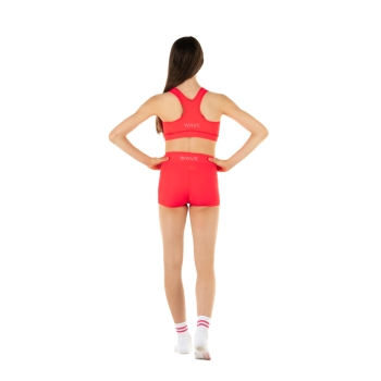 Wave Shorts Red Fluo Girl