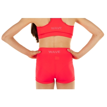 Wave Shorts Red Fluo Girl