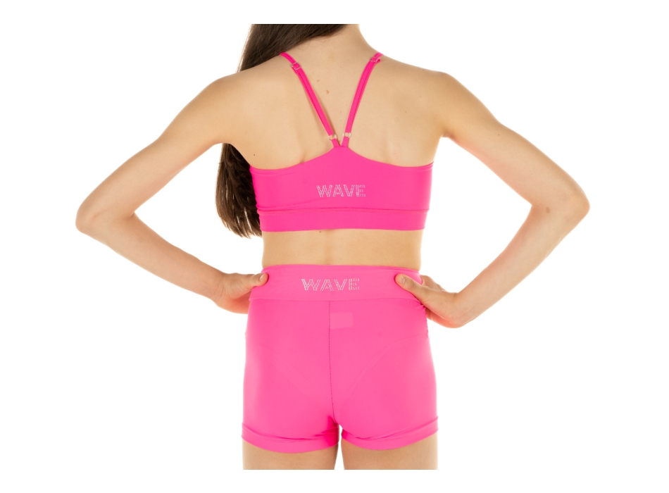 WAVE Girls’ Sports Set – Shorts + Asia Top Fuchsia