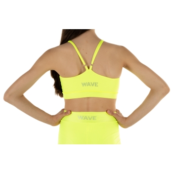 WAVE Girls’ Sports Set – Shorts + Asia Top Yellow Fluo