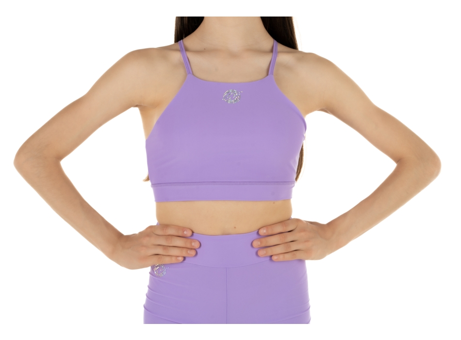 WAVE Girls’ Sports Set – Shorts + Asia Top Lillac