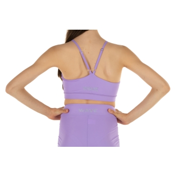 WAVE Girls’ Sports Set – Shorts + Asia Top Lillac