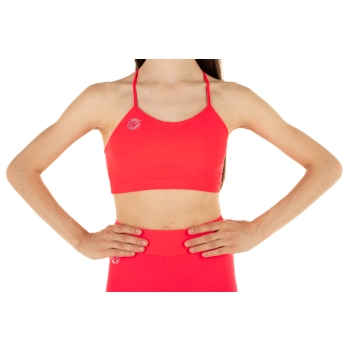 Girls' Sports Set WAVE – Shorts + Emma Top RED FLUO