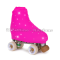 Skate cover Fuchsia Fluo with Strass