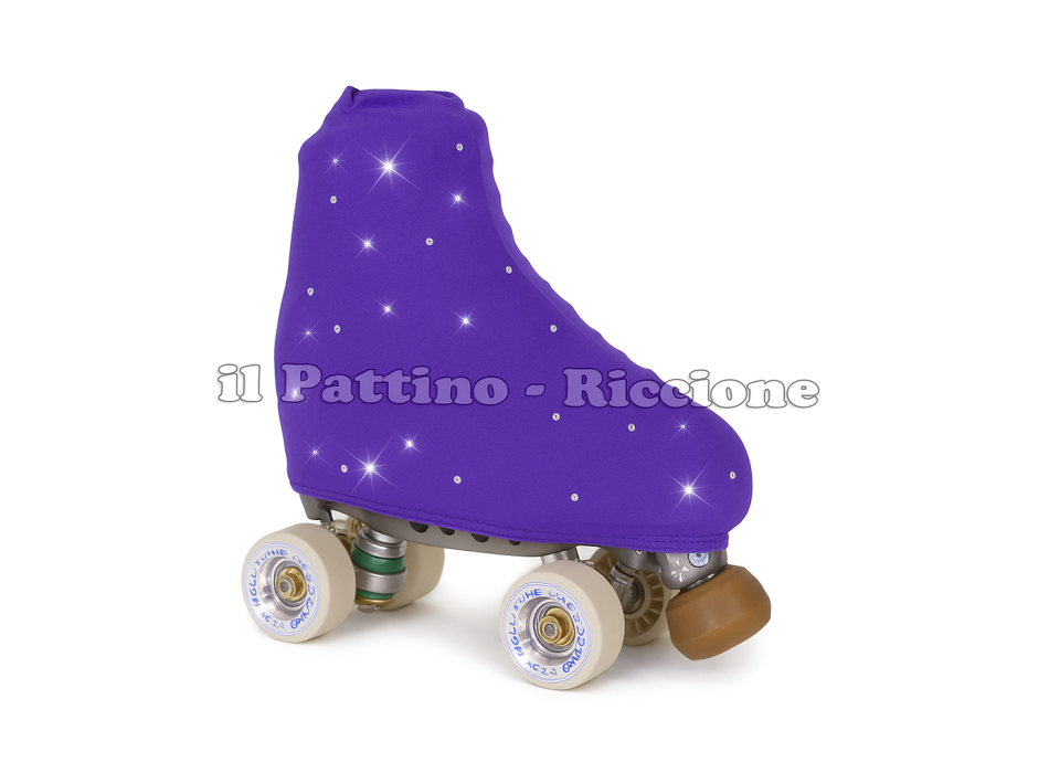 Skate cover Purple with Strass