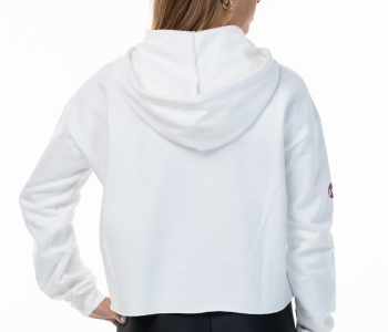 White/Fuxia Wave Sweatshirt 