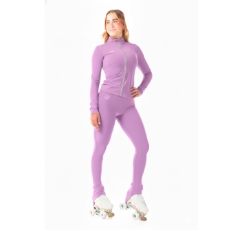 Basic Lycra Jacket Woman Lilac