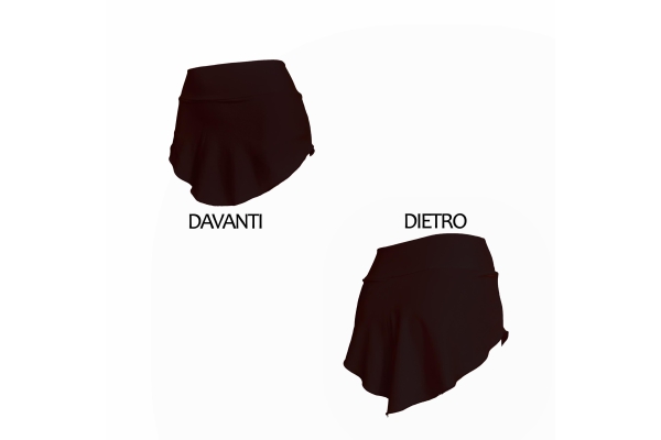 Black skating skirt