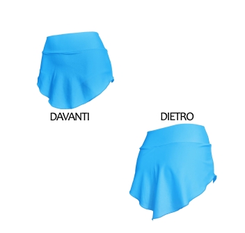 Turquoise skating skirt