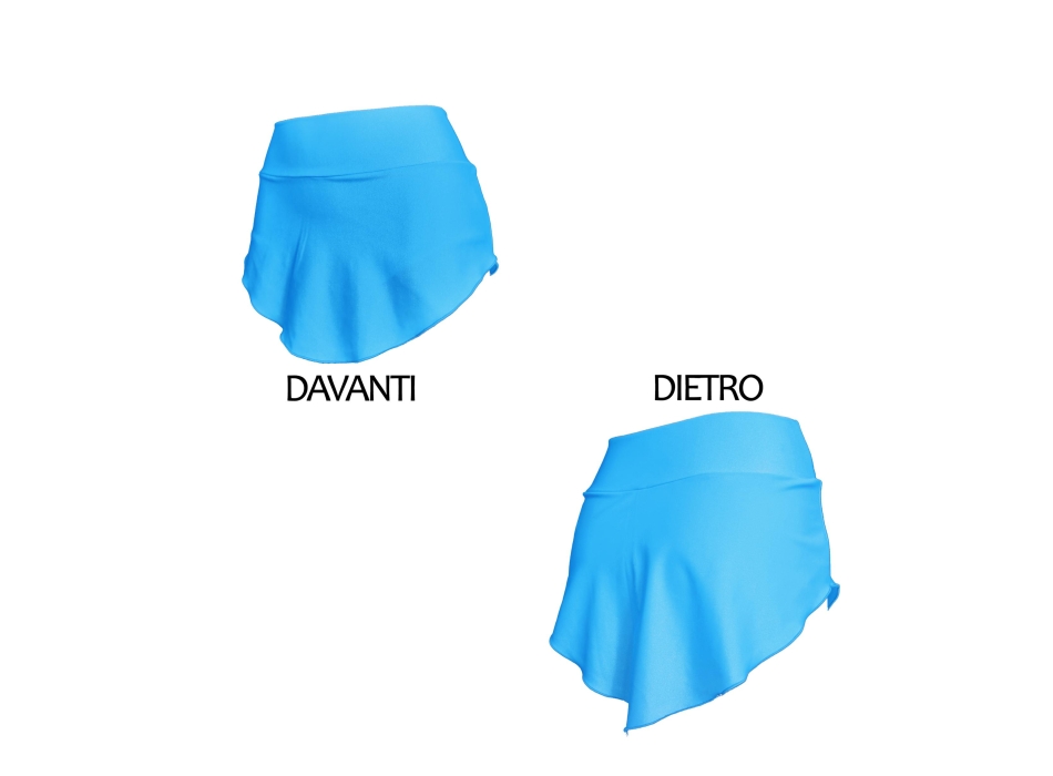 Turquoise skating skirt