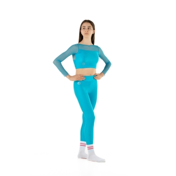 Wave Leggings Basic Fuchsia Fluo Girl