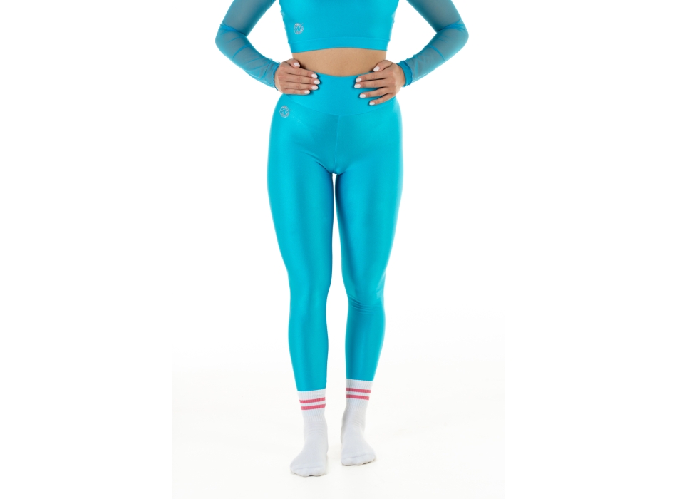 Wave Leggings Basic Fuchsia Fluo Woman