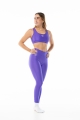 Wave Leggings Basic Purple Woman