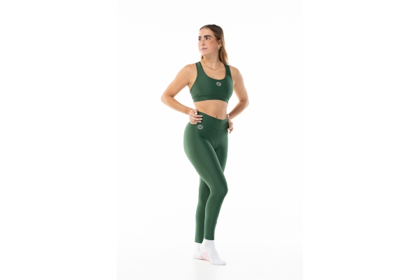 Wave Leggings Basic Green Woman