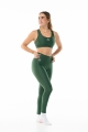Wave Leggings Basic Green Woman