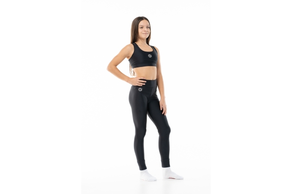 Wave Leggings Basic black Girl