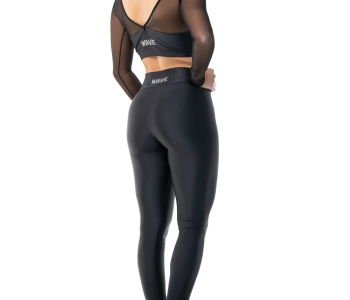 Wave Leggings Stirrup black Woman