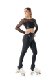 Wave Thermal Leggings Stirrup black Woman