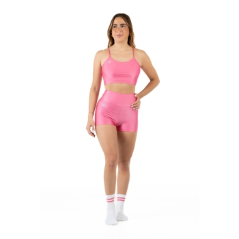 Wave Shorts for Women Candy Pink
