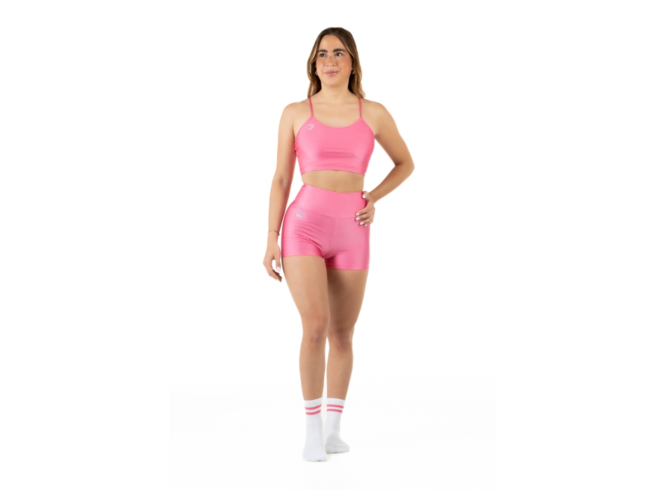 Wave Shorts for Women Candy Pink