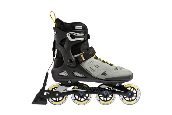 Inline skates Rollerblade Macroblade 80 ABT silver / neon yellow