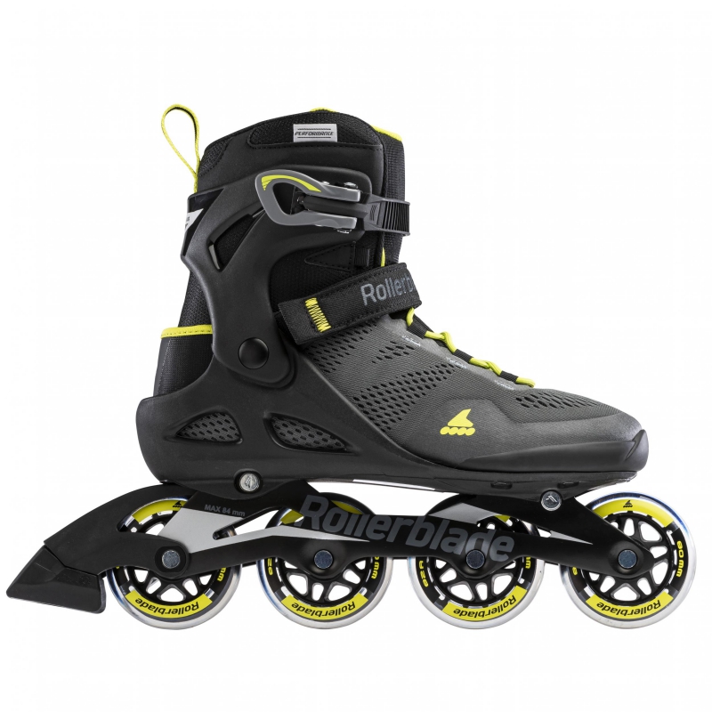 Inline skates Rollerblade Macroblade 80 black / yellow