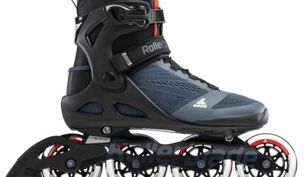 Rollerblade Macroblade Mens Fitness Inline Skates Size 11 Black Orange Hockey 
