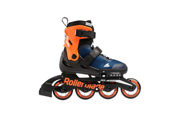 Skates Rollerblade Microblade midnight blue/warm orange