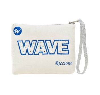 Pochette Wave - White Velvet