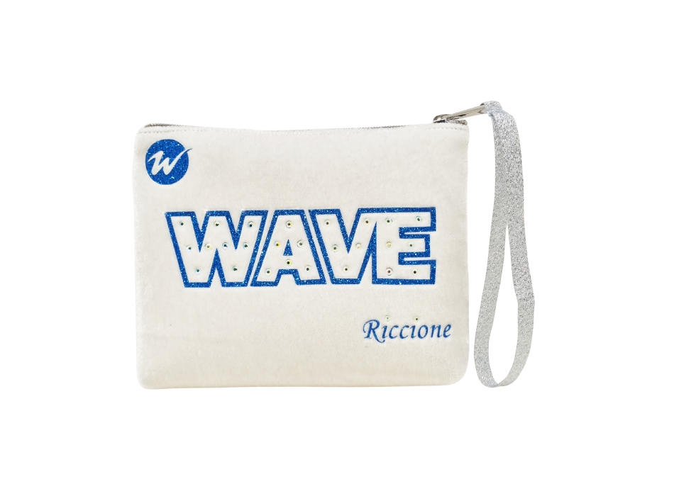 Pochette Wave - White Velvet
