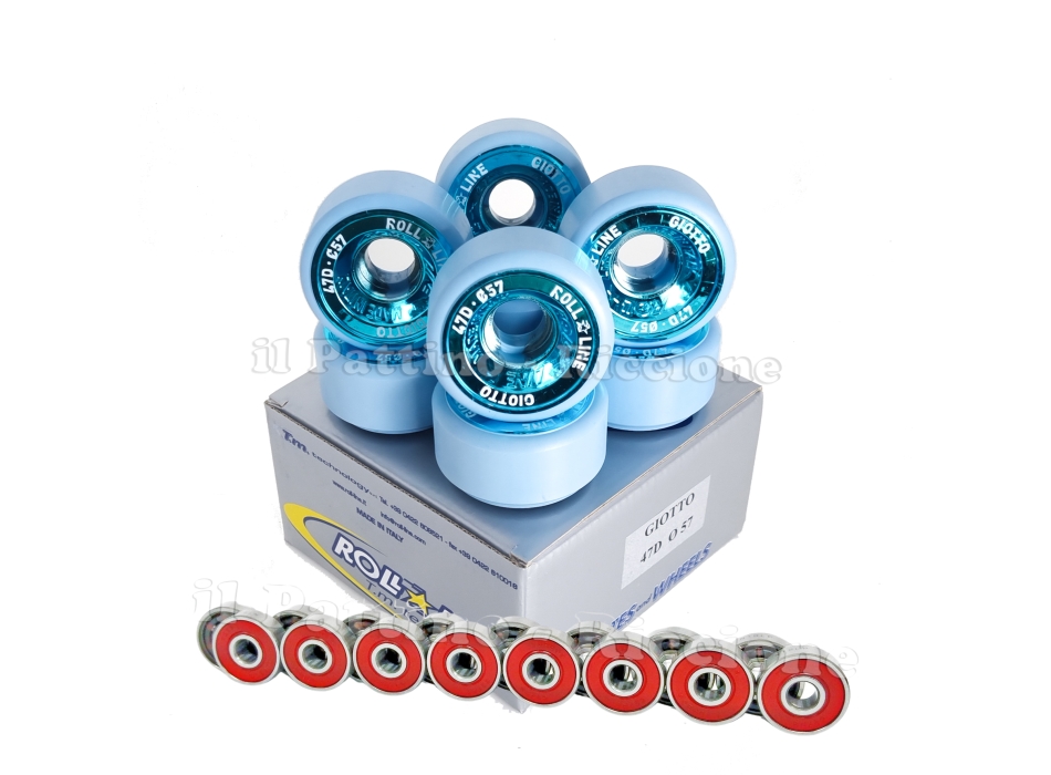 Wheels Giotto 47D - diam.57 with Bearings