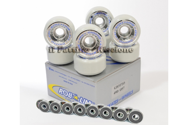 Wheels Giotto 49D - diam.57 with Bearings