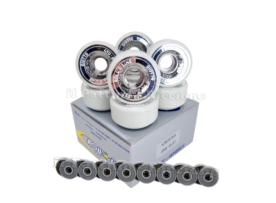 Wheels Giotto 49D - diam.57 with Bearings