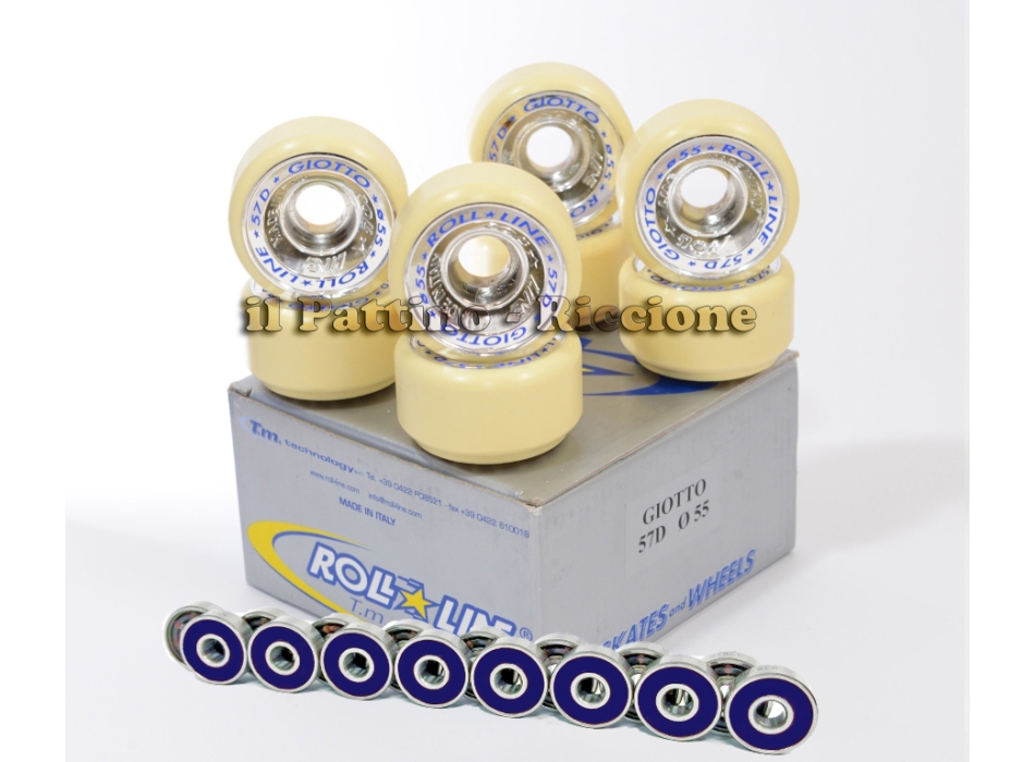 Wheels Giotto 57D - diam.55 with Bearings