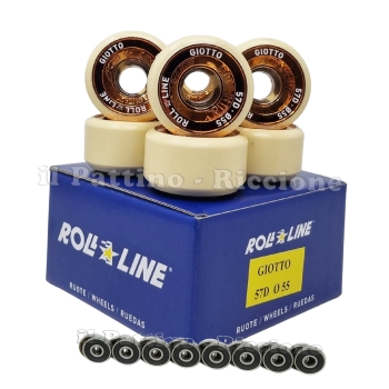 Wheels Giotto 57D - diam.55 with Bearings