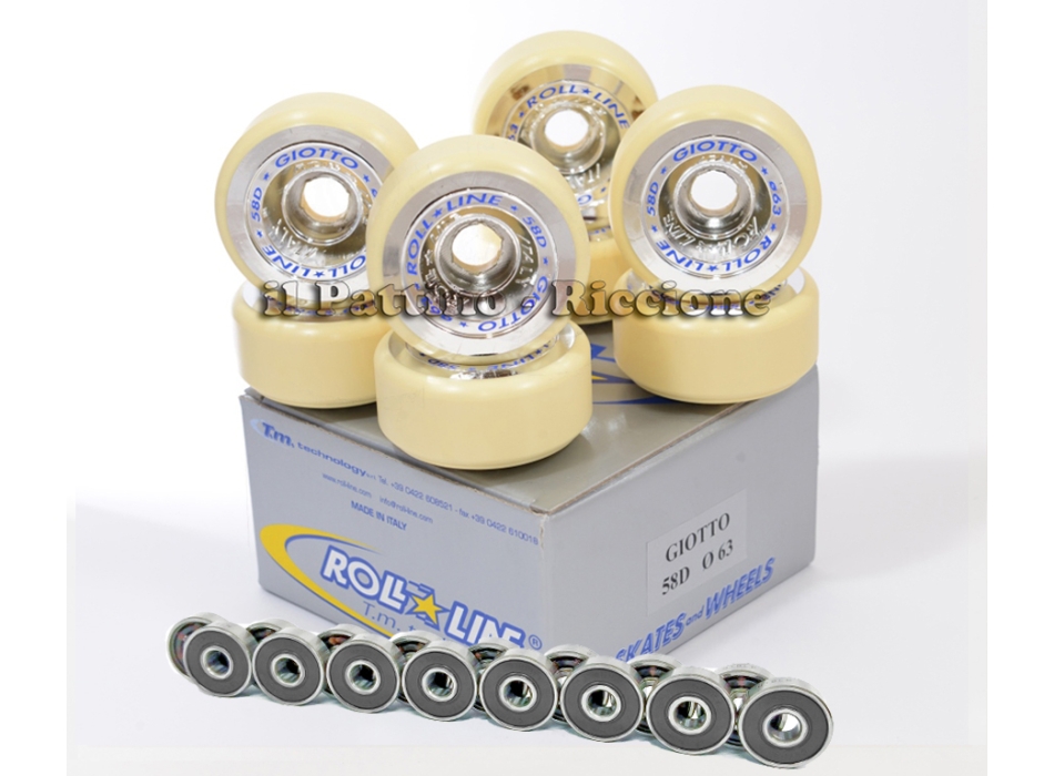 Wheels Giotto 58D - diam.63 with Bearings