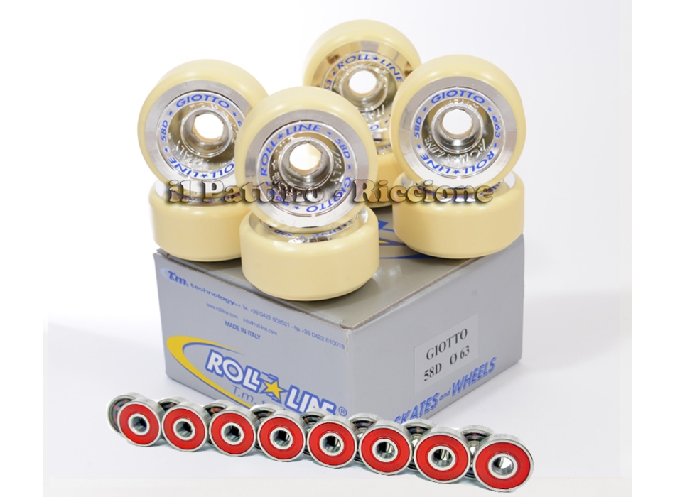 Wheels Giotto 58D - diam.63 with Bearings