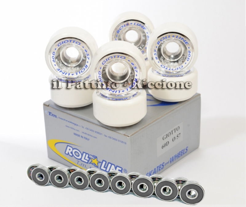 Wheels Giotto 60D - diam.57 with Bearings