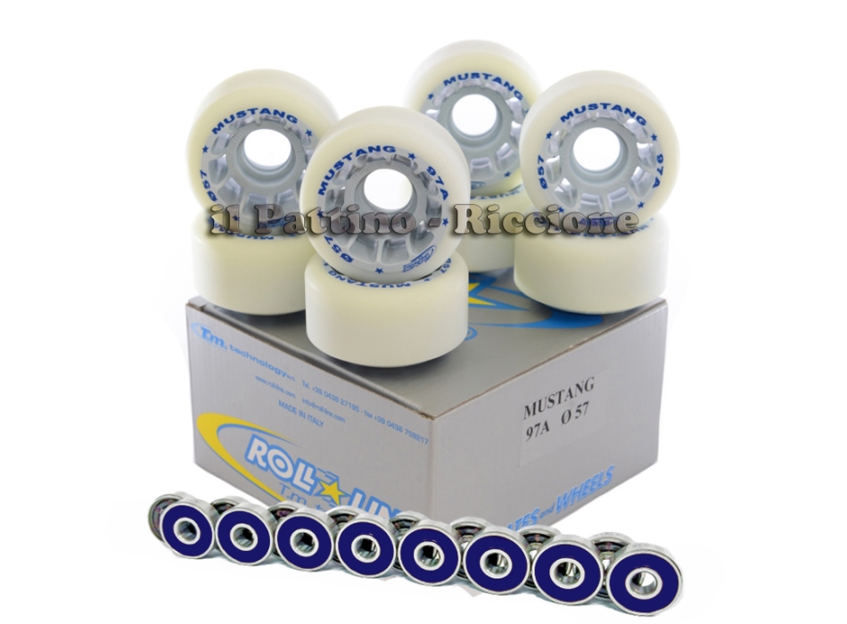 Wheels Mustang 97/A diam. 57 with Bearings