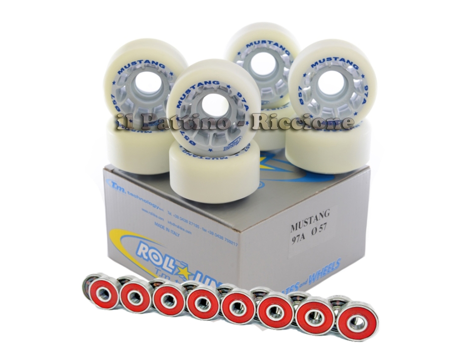Wheels Mustang 97/A diam. 57 with Bearings