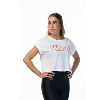 T Shirt Wave White