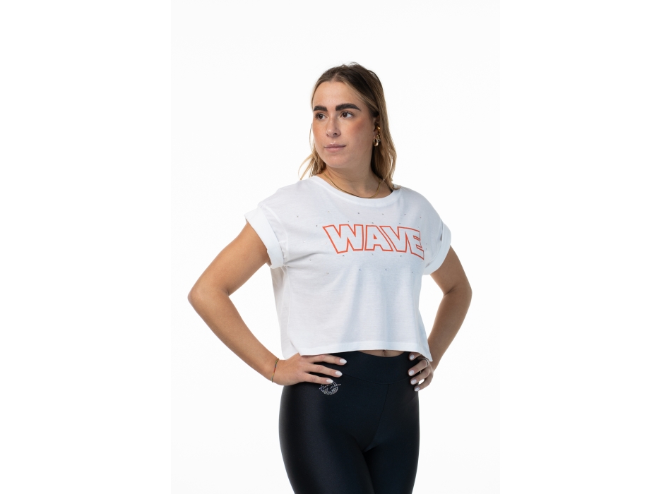 T Shirt Wave White