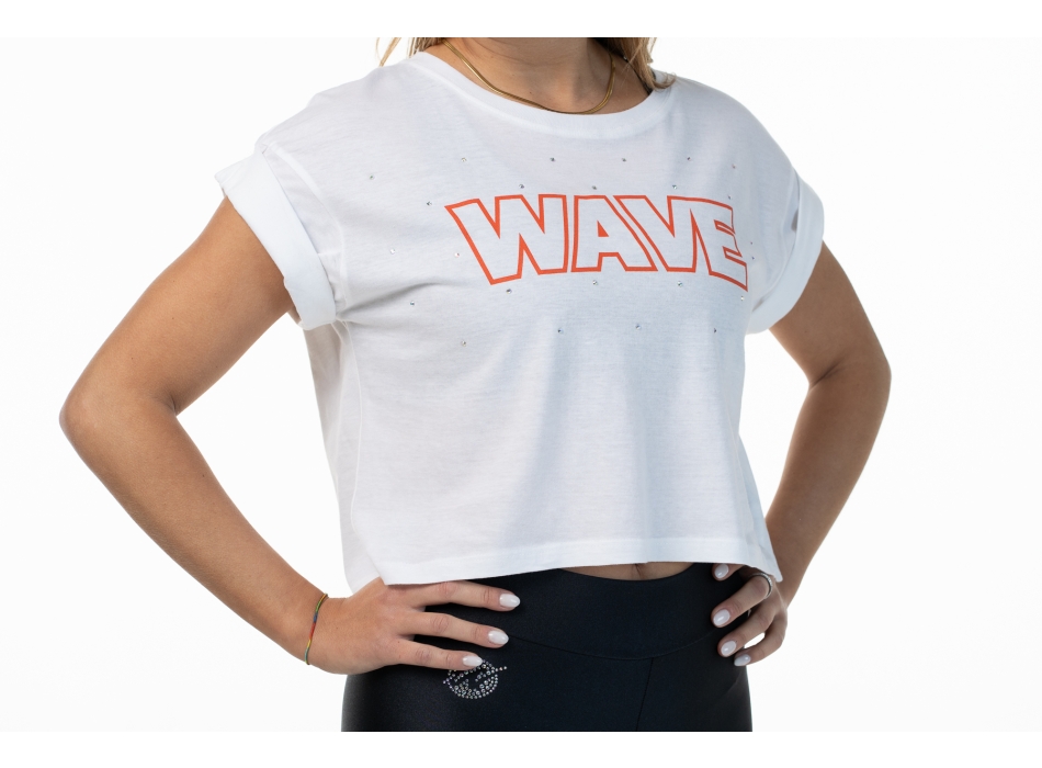 T Shirt Wave White
